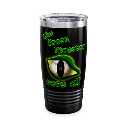 green monster - Ringneck Tumbler, 20oz (black)