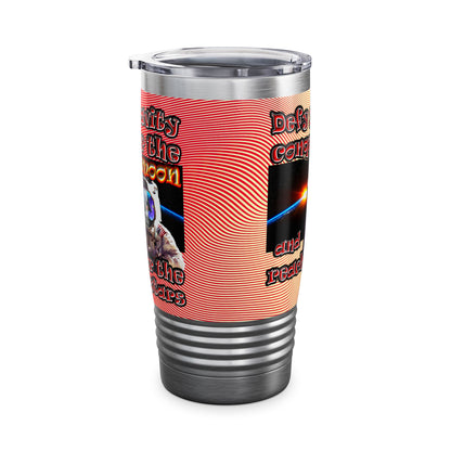 defy conquer reach - Ringneck Tumbler, 20oz (yellow-orange wave)