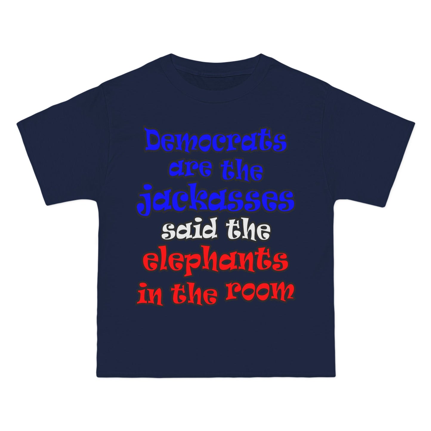 donkeys and elephants - Beefy-T®  Short-Sleeve T-Shirt