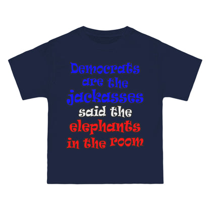 donkeys and elephants - Beefy-T®  Short-Sleeve T-Shirt