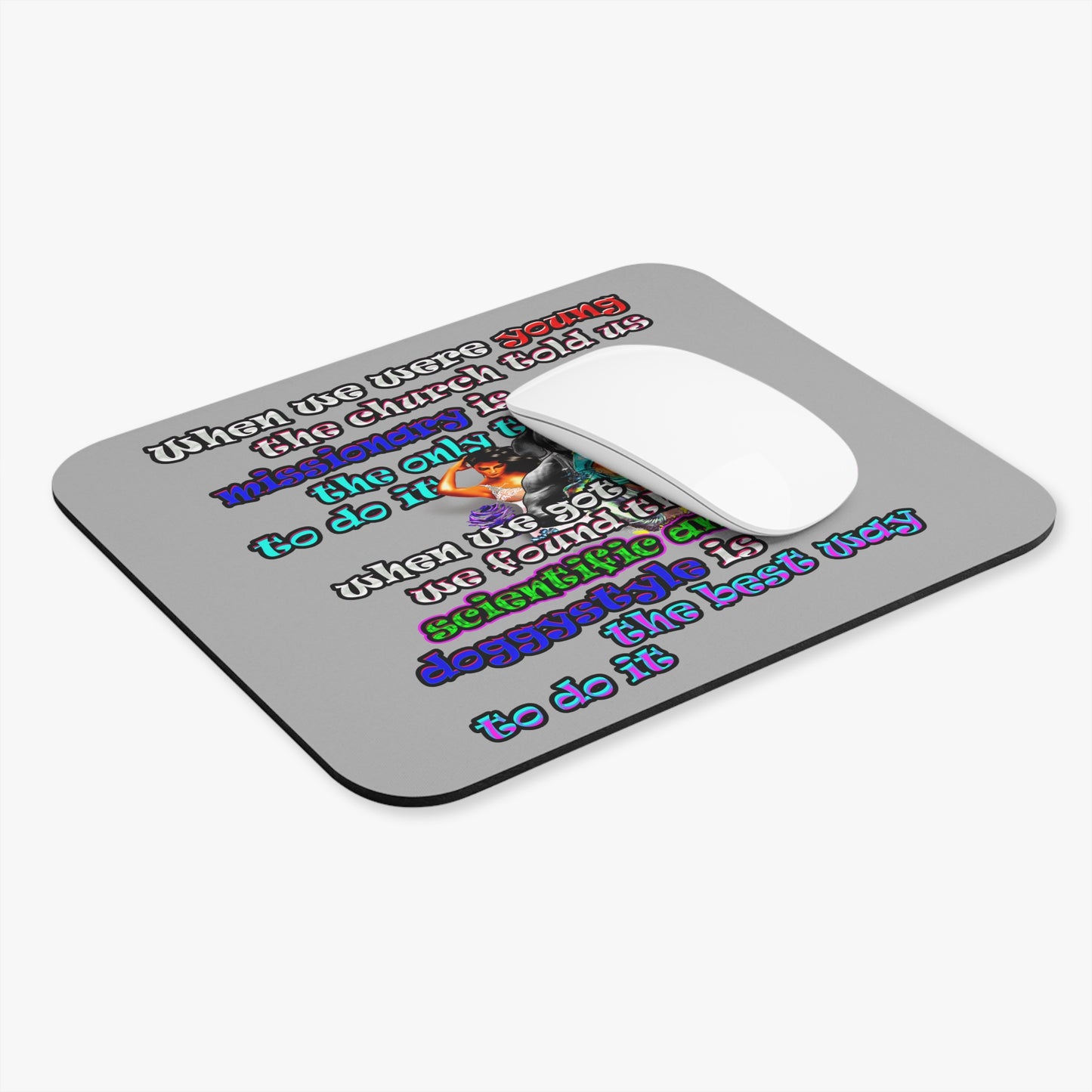 doggystyle - Mouse Pad (Rectangle) (light grey)