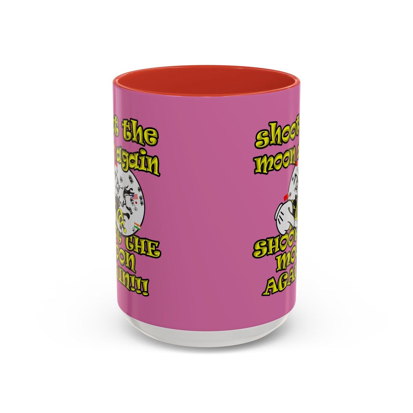 shoot the moon again - Accent Mug (light pink)