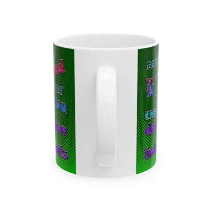 declaration of the independents - White Mug (logo green)