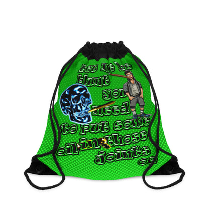 og - Drawstring Bag (logo green)