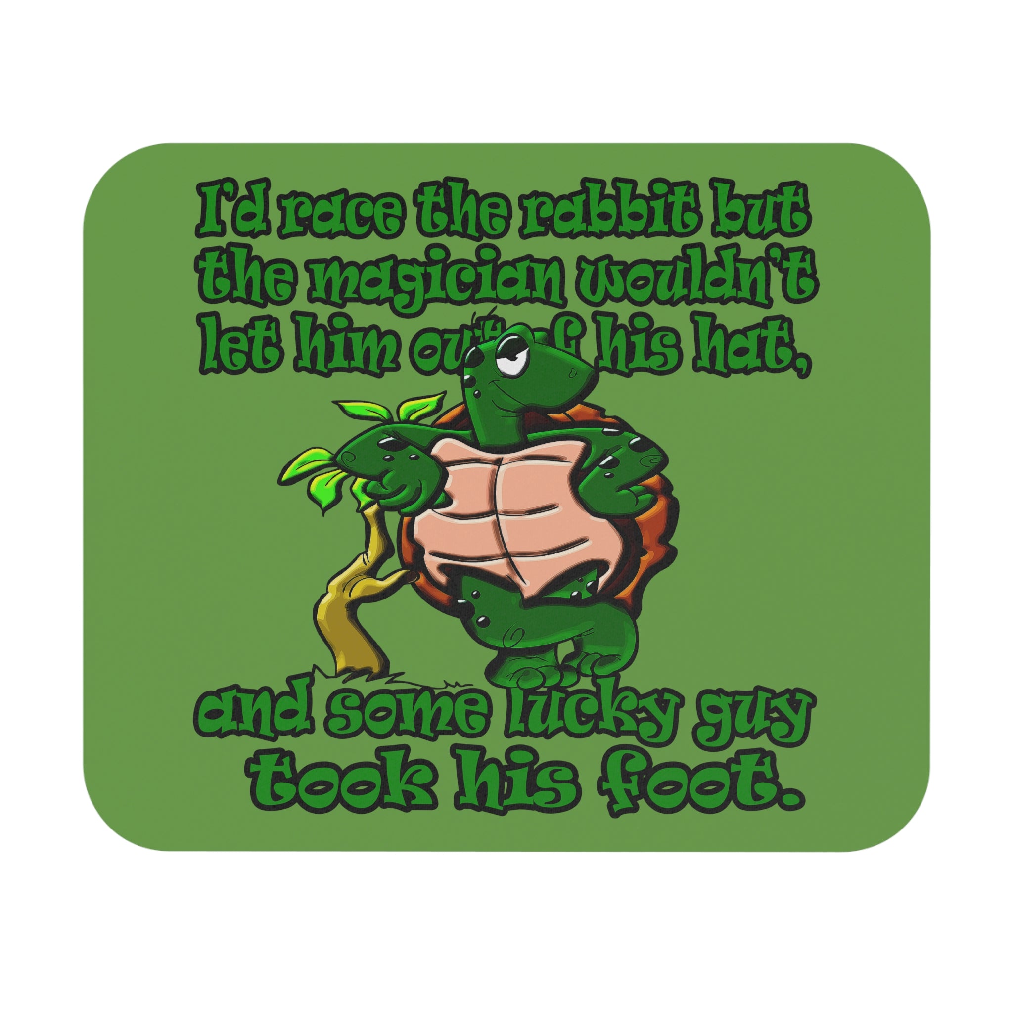 turtle race - Mouse Pad (Rectangle) (green)