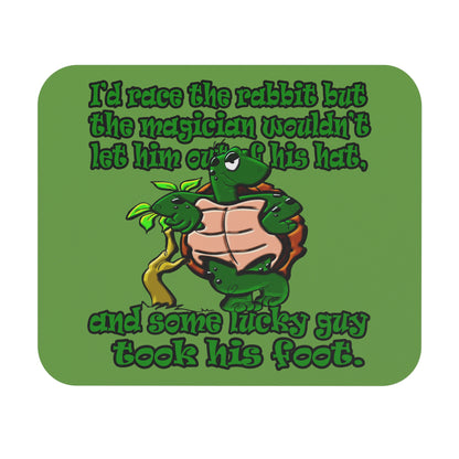 turtle race - Mouse Pad (Rectangle) (green)