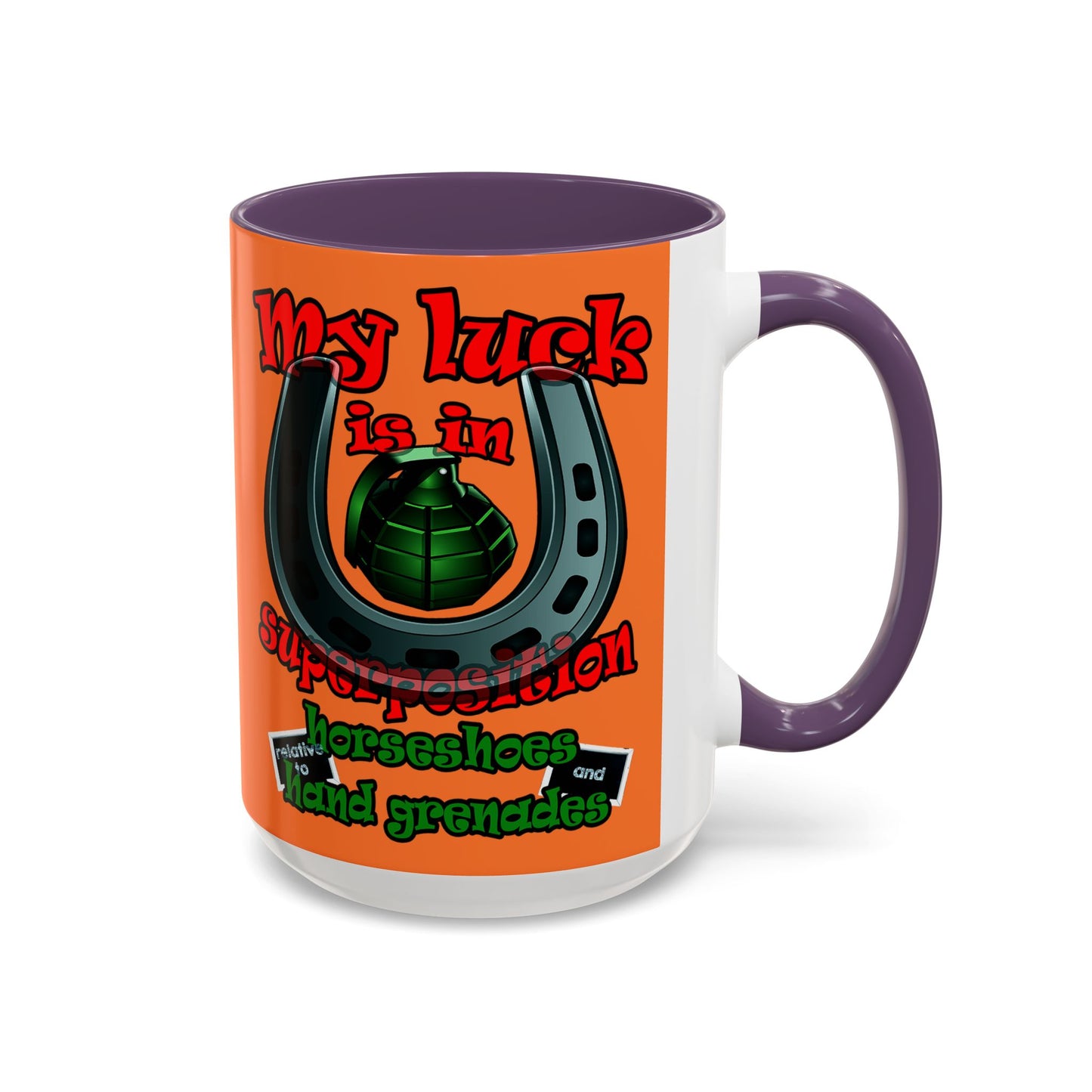 my luck - Accent Mug (crusta)