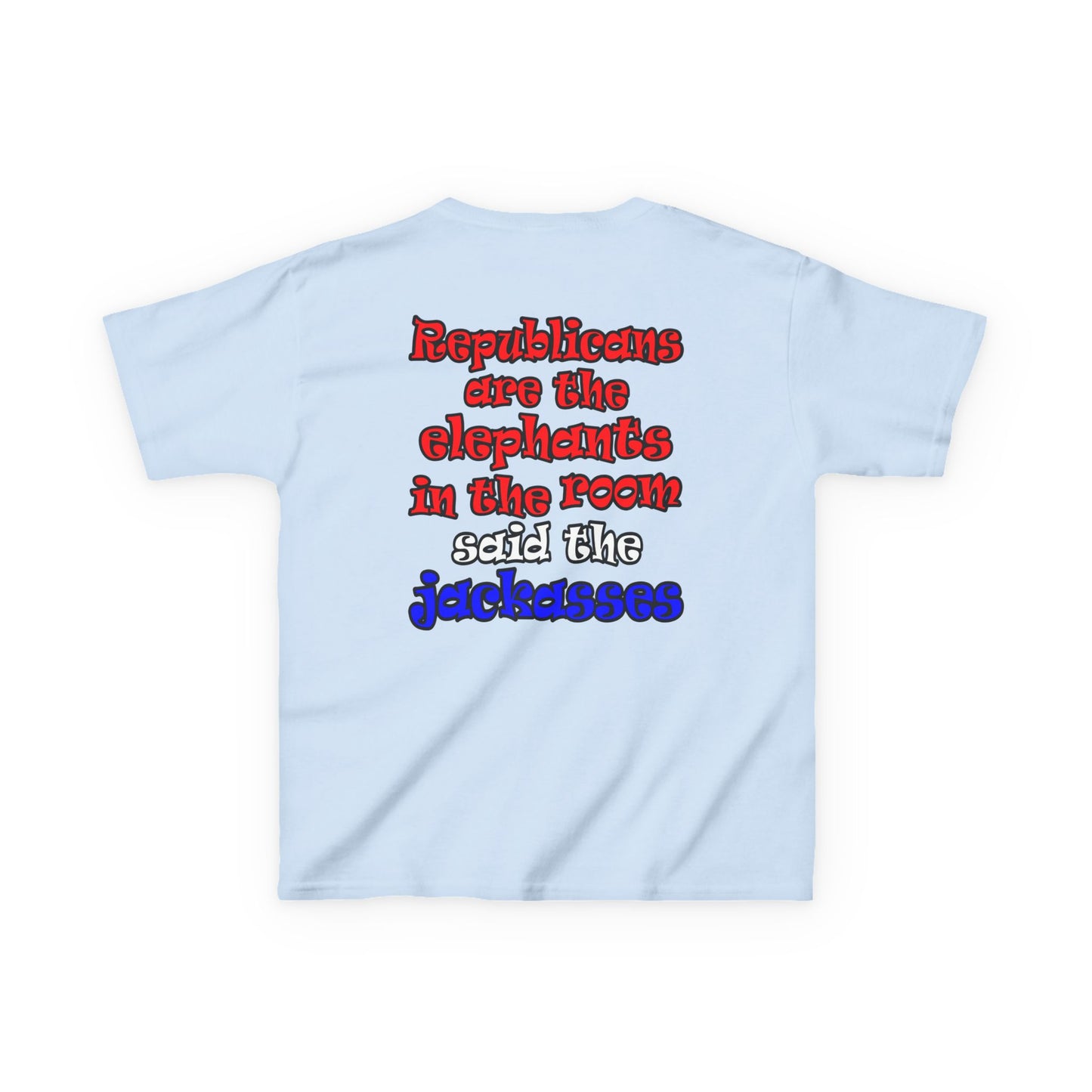 donkeys and elephants - Kids Heavy Cotton™ Tee