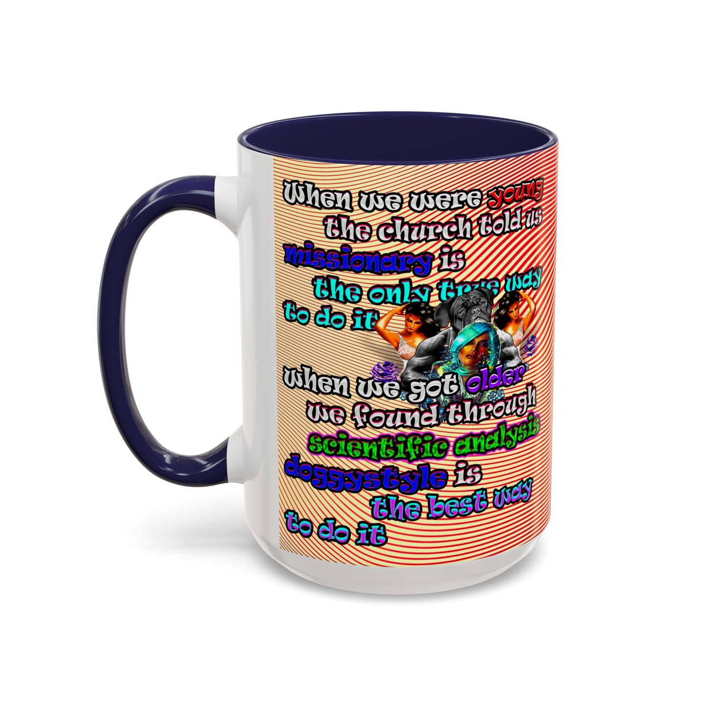 doggystyle - Accent Mug (yellow-orange wave)