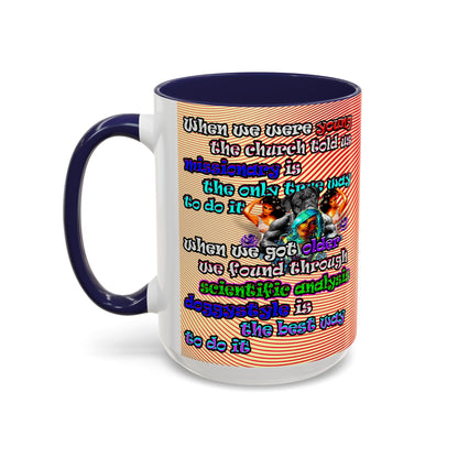 doggystyle - Accent Mug (yellow-orange wave)