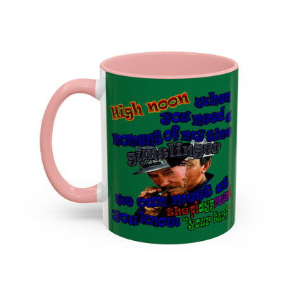 high noon - Accent Mug (dark green)