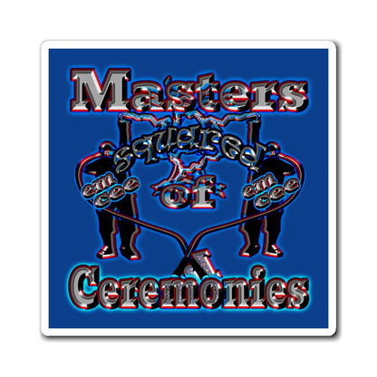 em cee squared - Magnets - (dark blue)