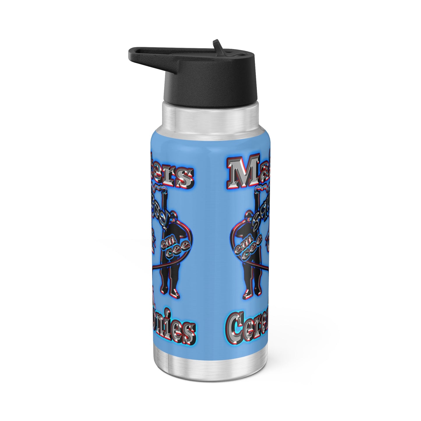 em cee squared - Gator Tumbler, 32oz (light blue)