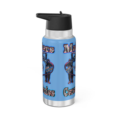 em cee squared - Gator Tumbler, 32oz (light blue)