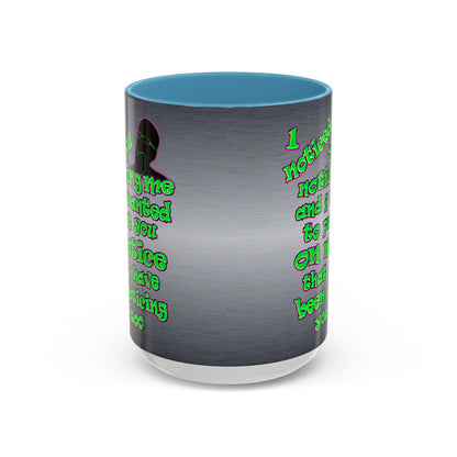 noticed you noticing - Accent Mug (brushed nickel)