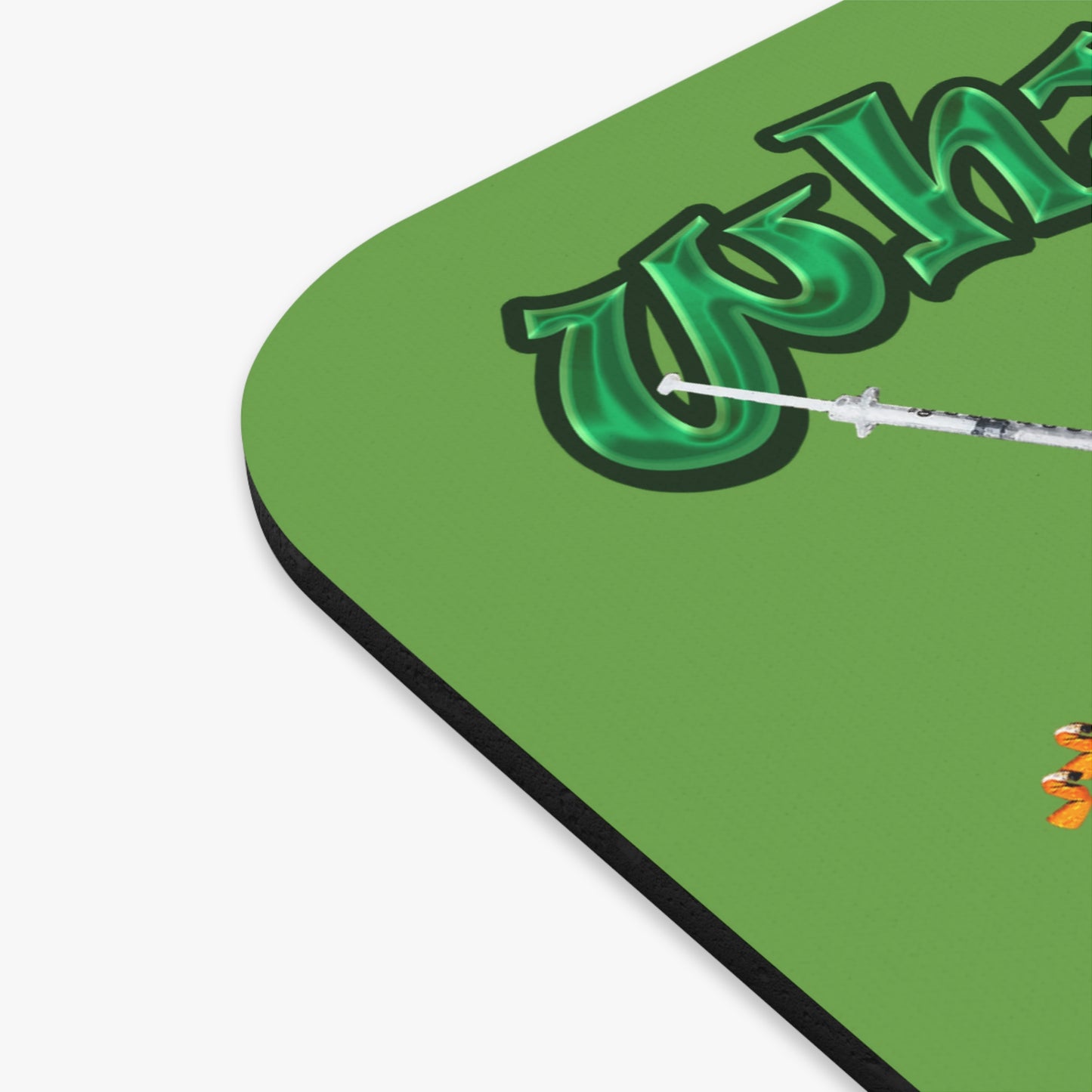the bum's shit - Mouse Pad (Rectangle) (green)
