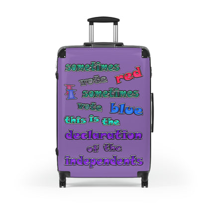 declaration of the independents - Suitcase (light purple)