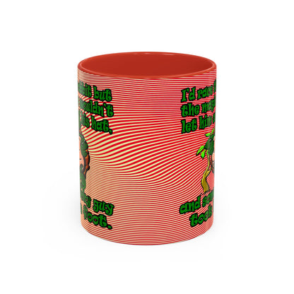 turtle race - Accent Mug (yellow-orange wave)