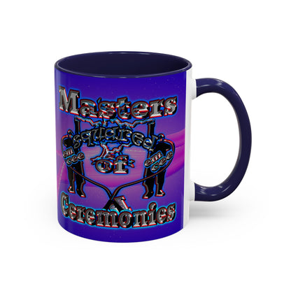 em cee squared - Accent Mug (purple-pink wave)