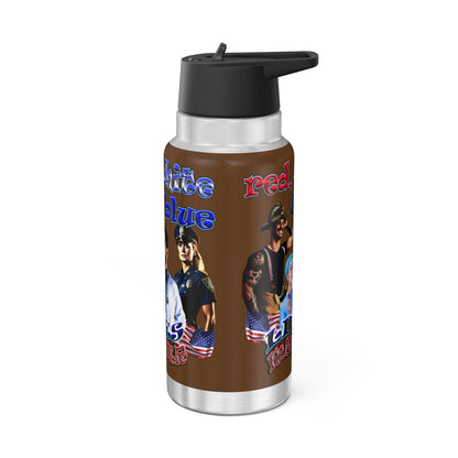 rw&b lives matter - Gator Tumbler, 32oz (brown)