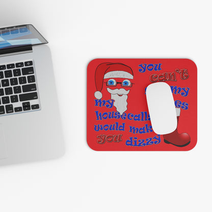 santa's shoes - Mouse Pad (Rectangle) (red)