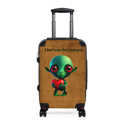 I don't care that your grey - Suitcase (brown papyrus)