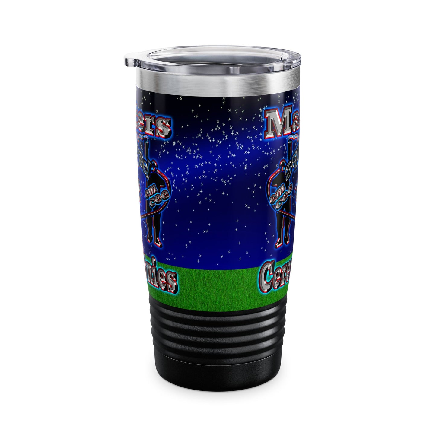 em cee squared - Ringneck Tumbler, 20oz ('snoops' background)