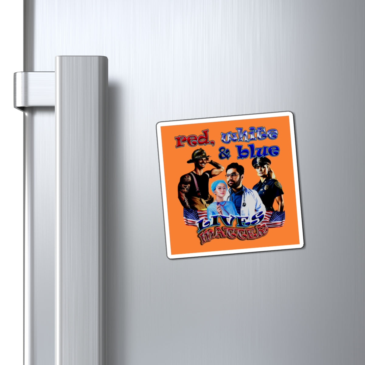 rw&b lives matter - Magnets - (crusta)