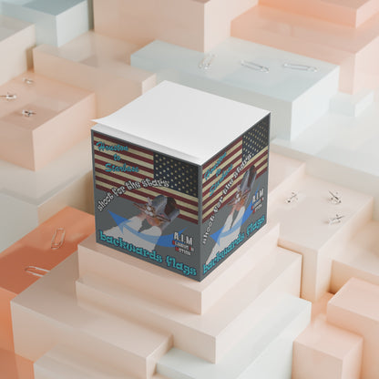 shoot for the stars - note cube (dark grey)