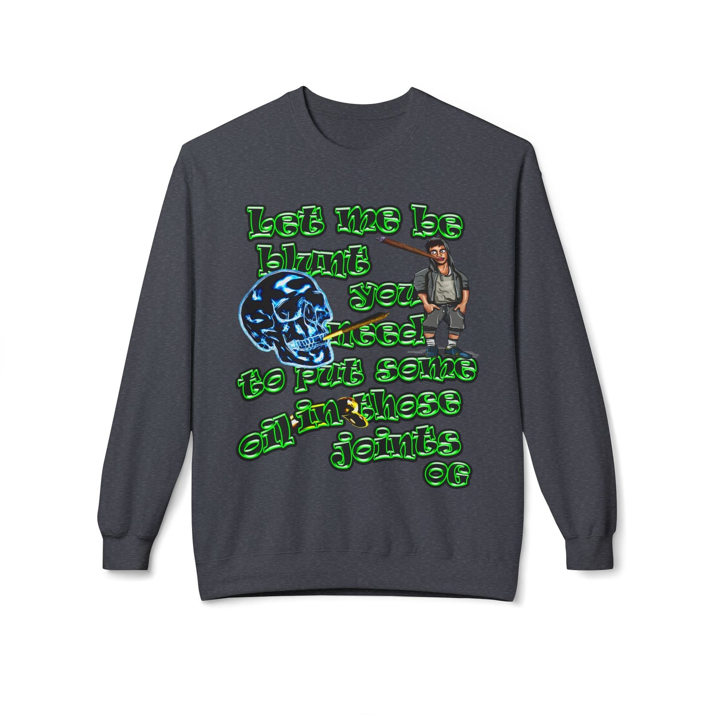 og - Unisex Midweight Softstyle Fleece Crewneck Sweatshirt