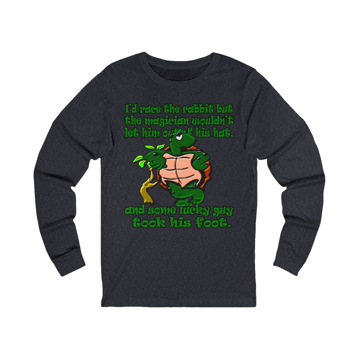 turtle race - Unisex Jersey Long Sleeve Tee