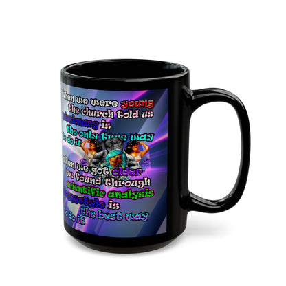 doggystyle - Black Mug (grey-pink wave)