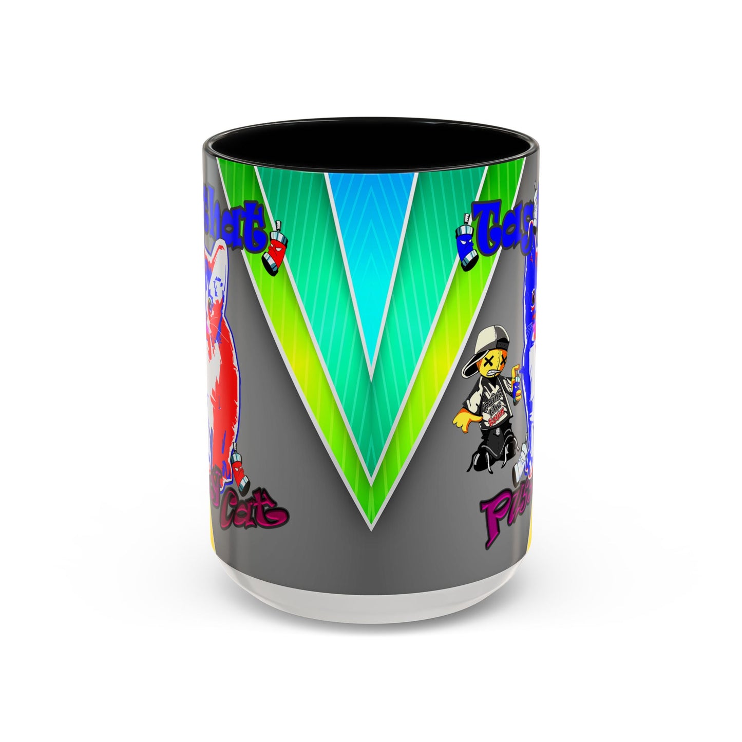 tag that - Accent Mug (rainbow split)