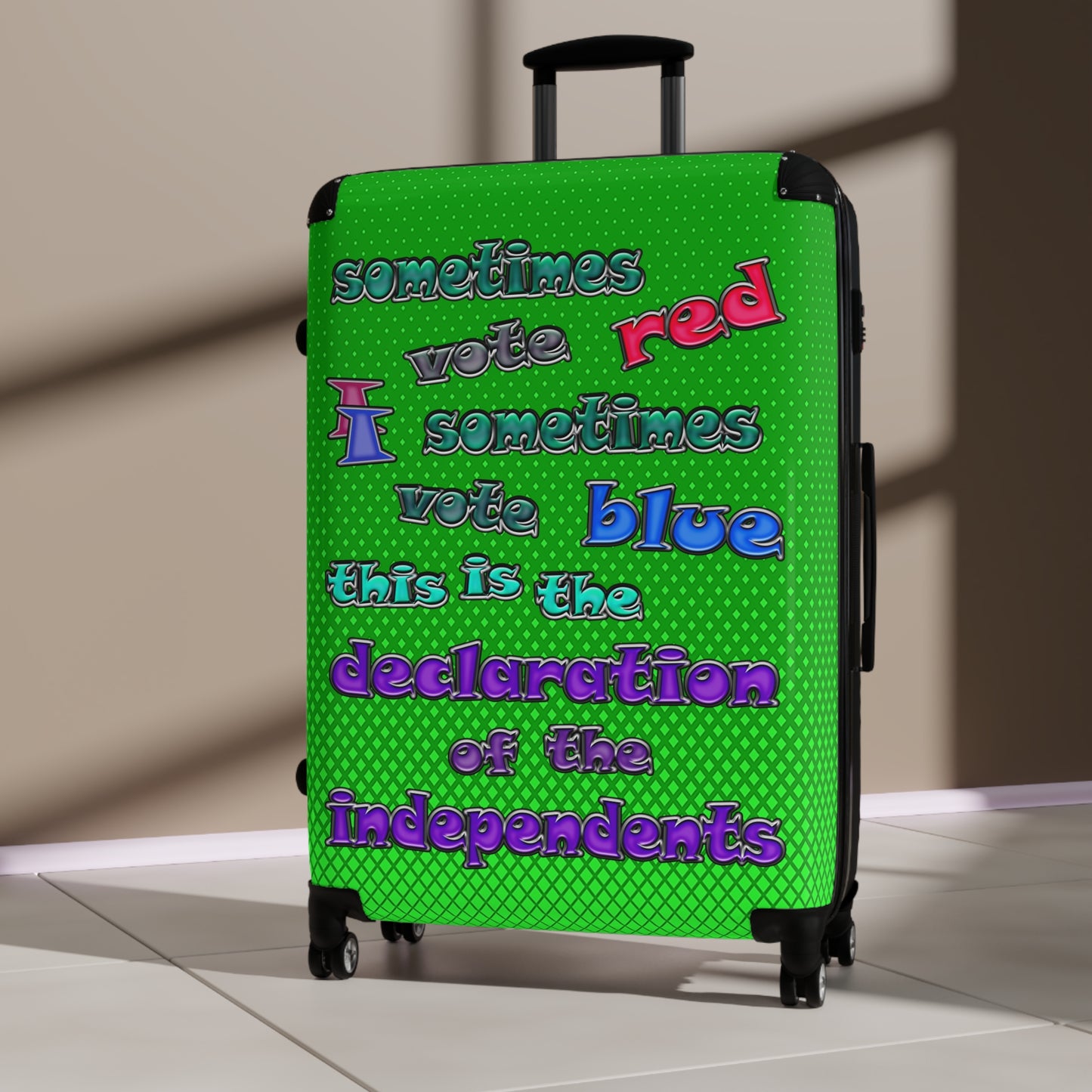 declaration of the independents - Suitcase (logo green)