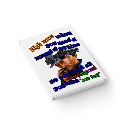high noon - journal-lined (white)