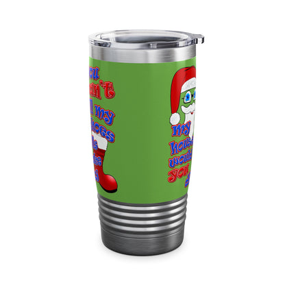 santa's shoes - Ringneck Tumbler, 20oz (green)