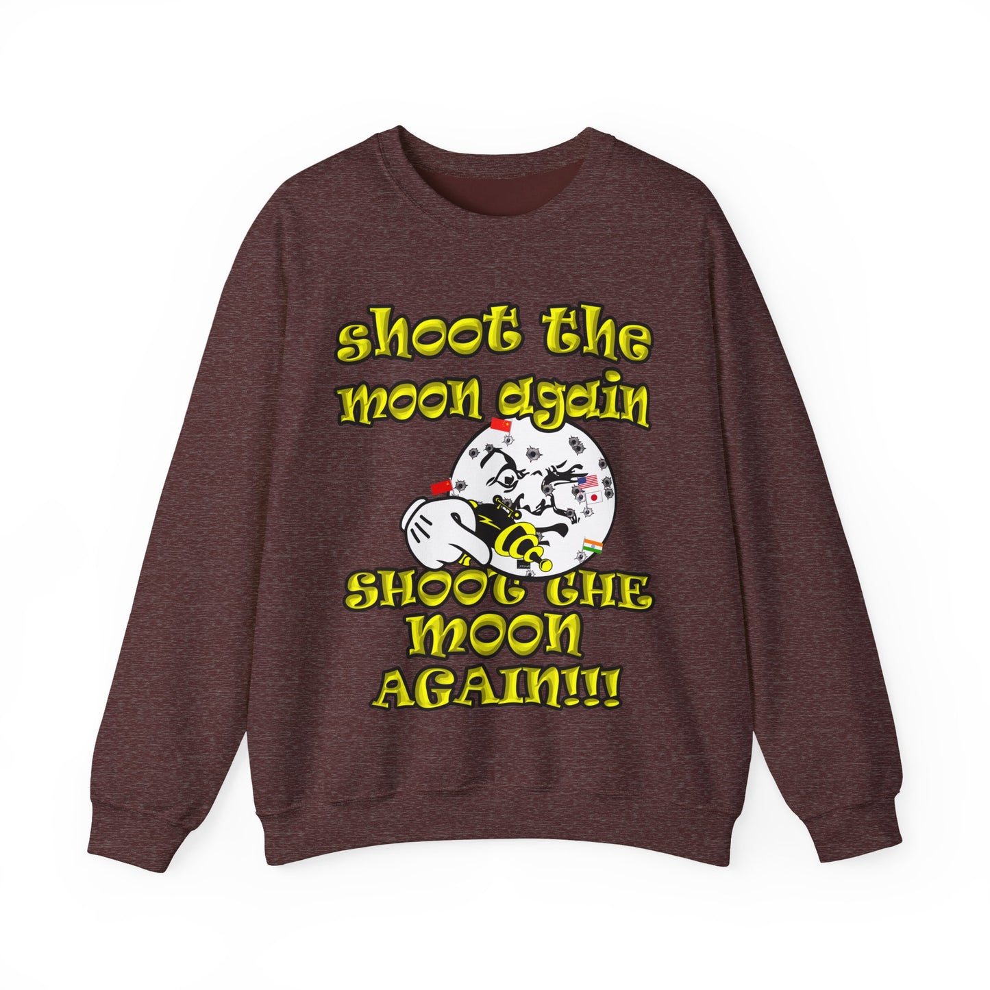 shoot the moon again - Unisex Heavy Blend™ Crewneck Sweatshirt