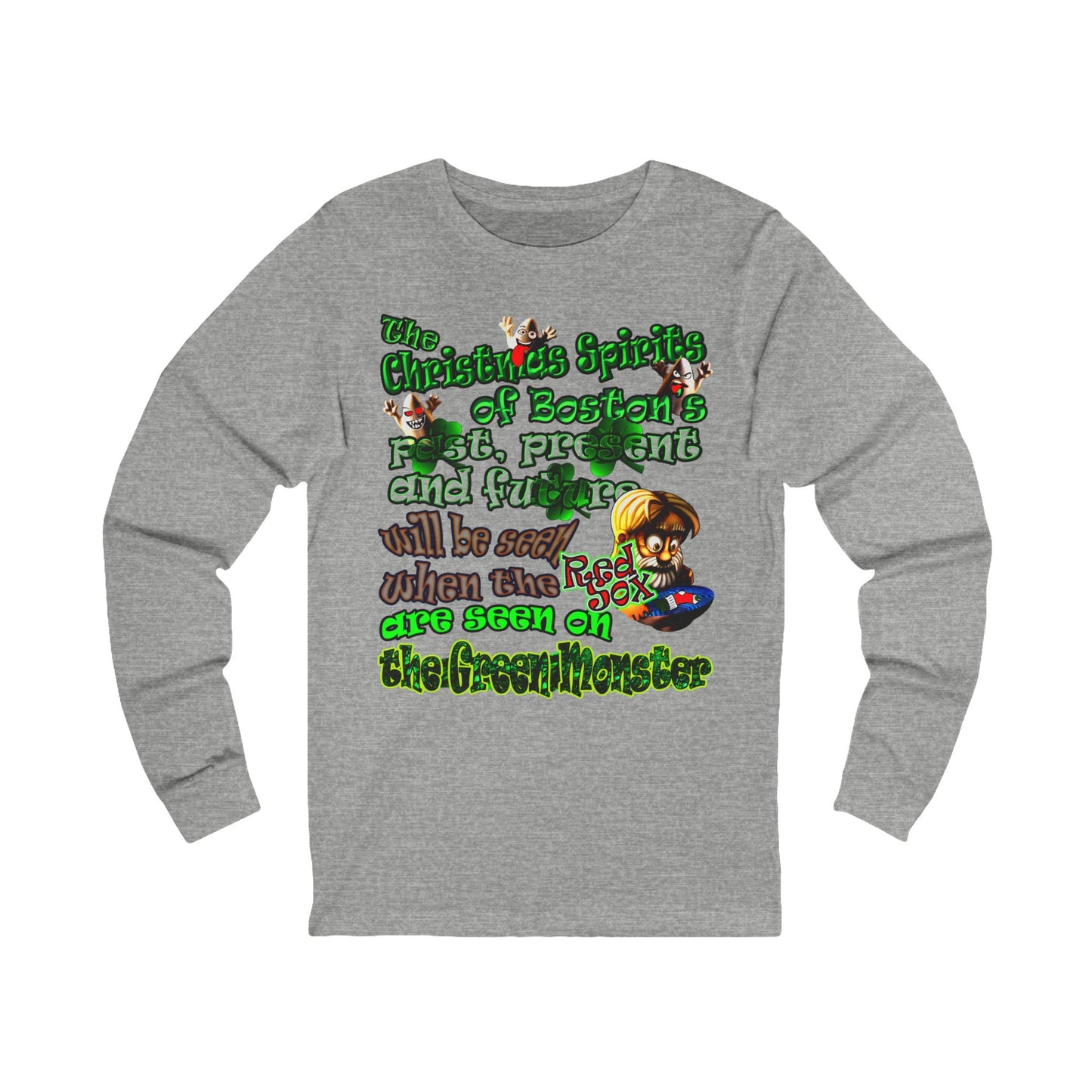 christmas spirits of boston - Unisex Jersey Long Sleeve Tee
