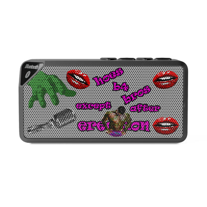 hoes b4 bros - Jabba Bluetooth Speaker (light grey)