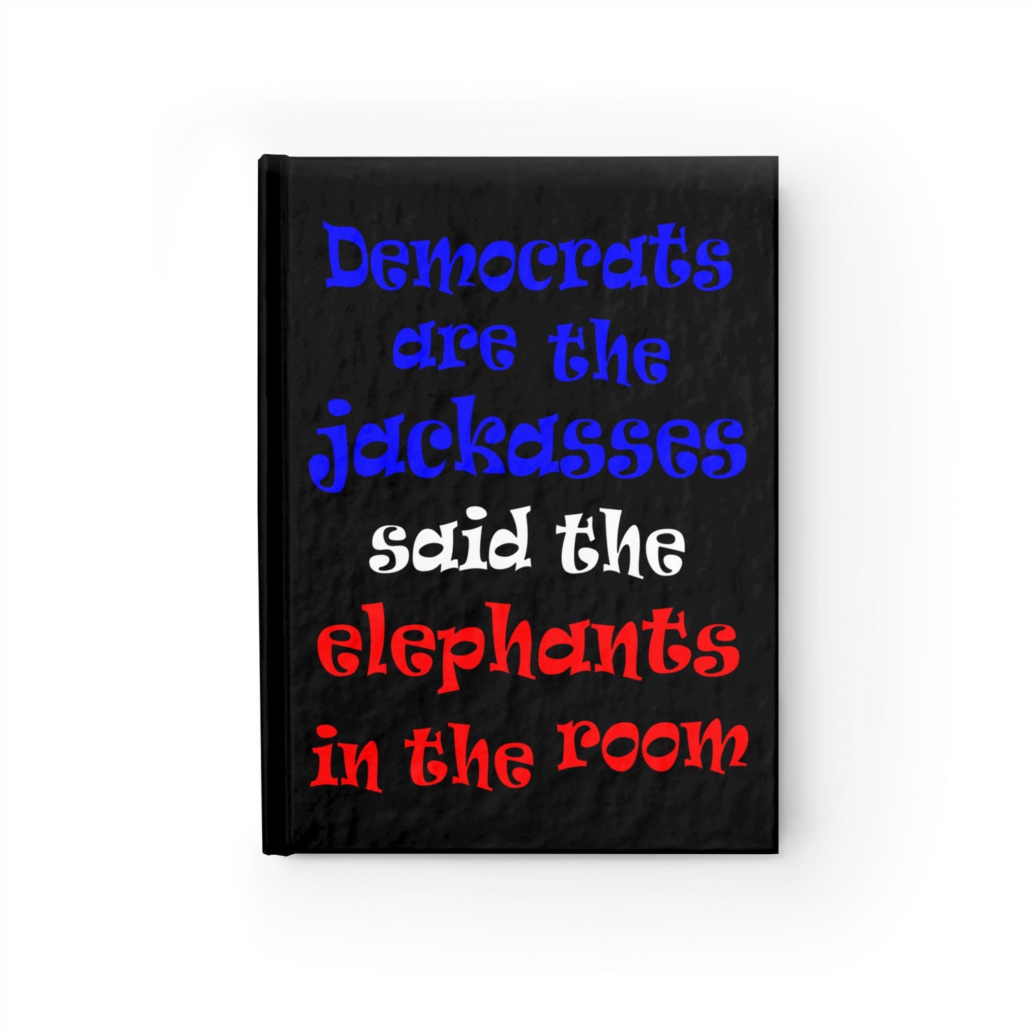 donkeys and elephants - journal-blank (black)