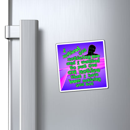 noticed you noticing - Magnets - (purple-pink wave)