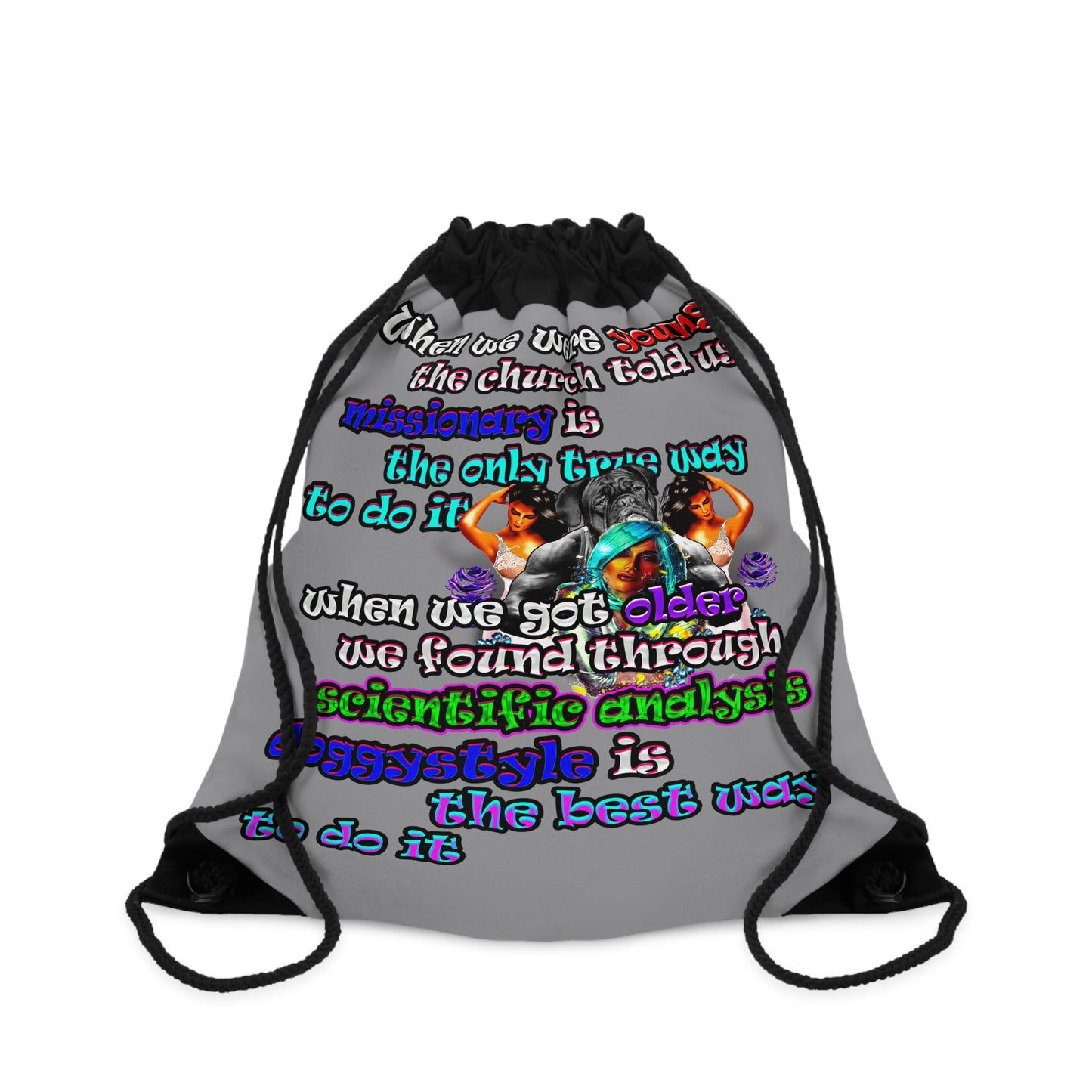 doggystyle - Drawstring Bag (grey)