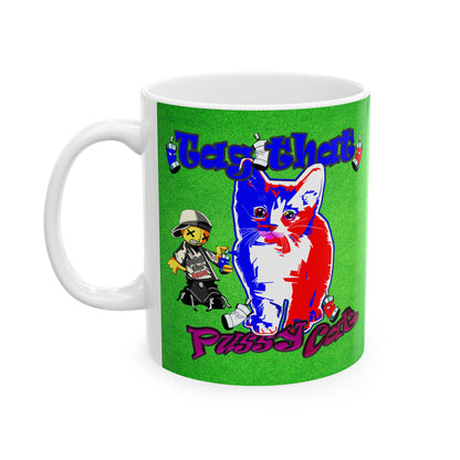 tag that - White Mug (green turf)
