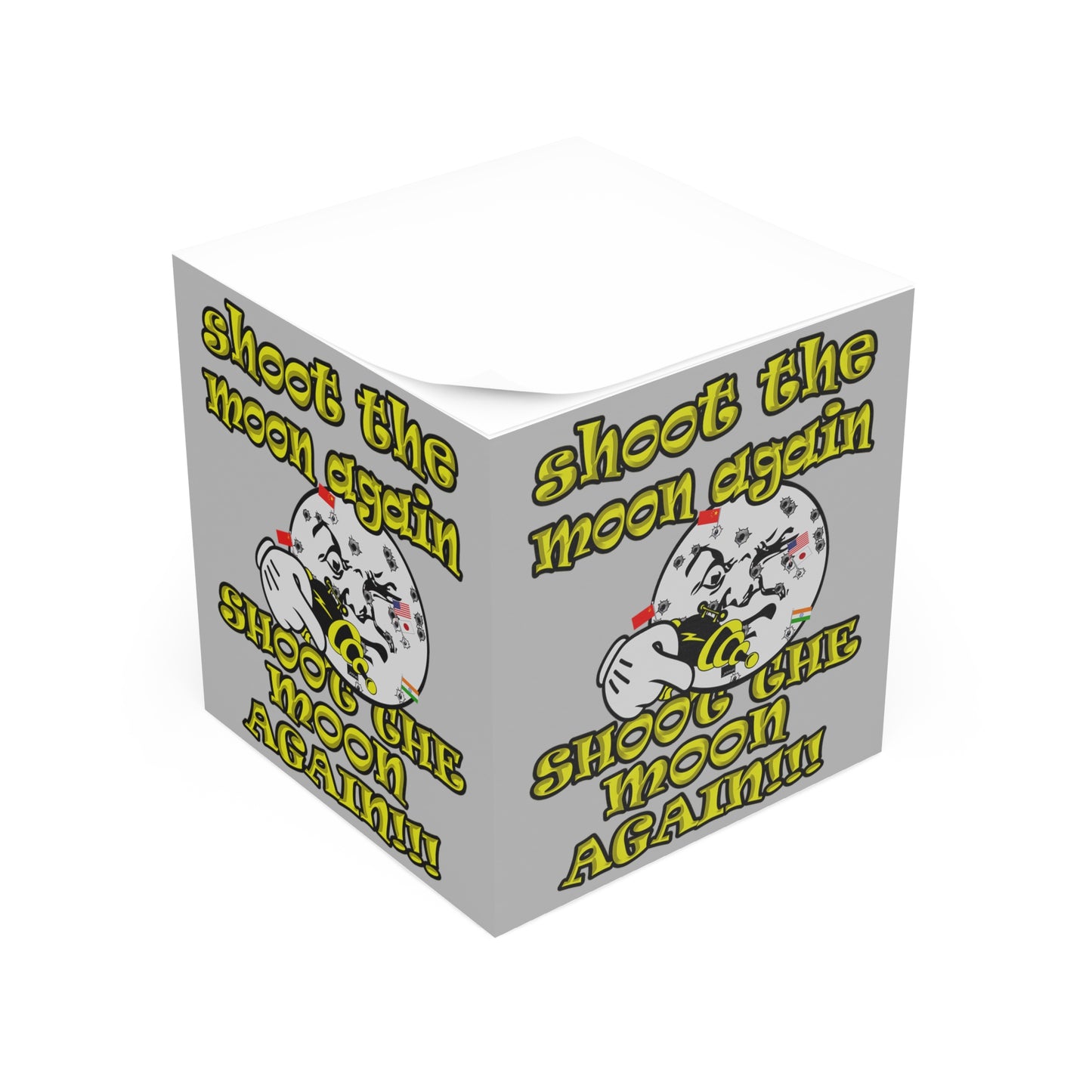 shoot the moon again - note cube (light grey)