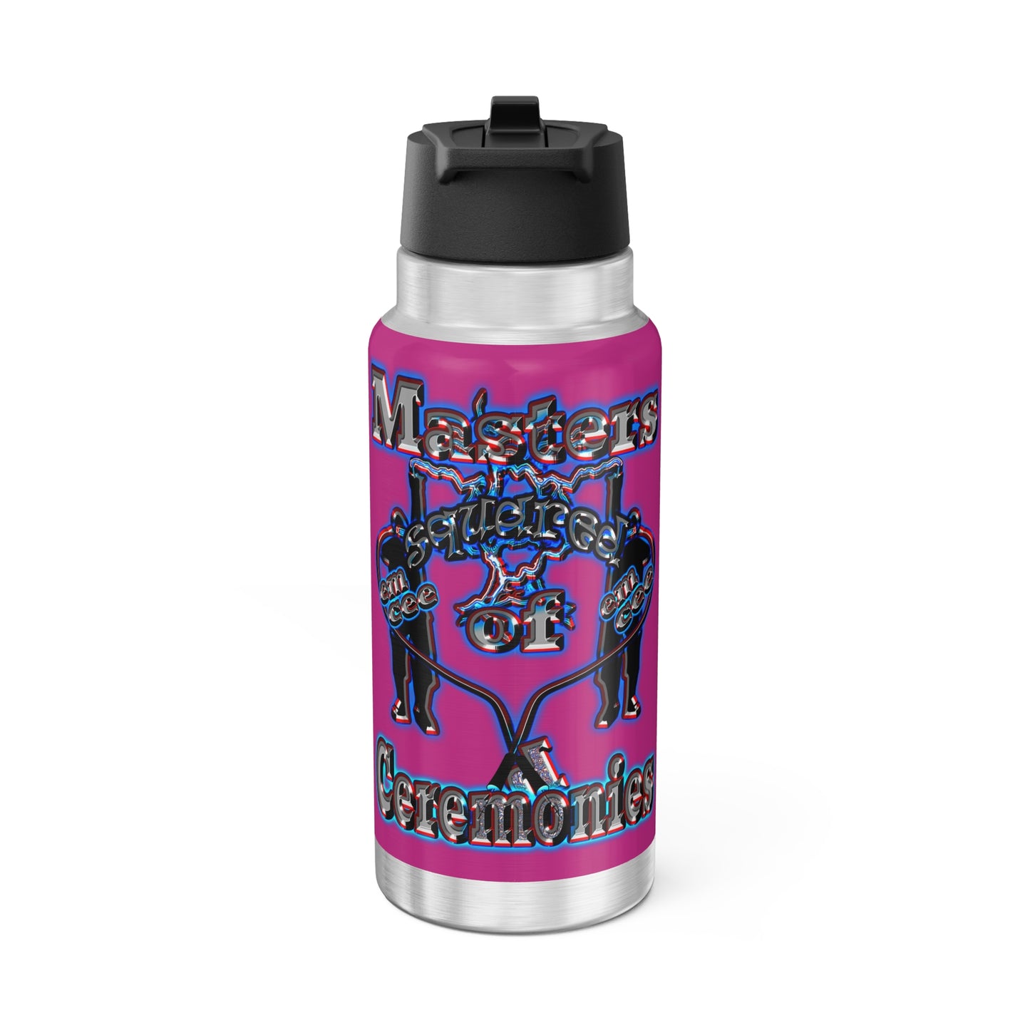 em cee squared - Gator Tumbler, 32oz (pink)