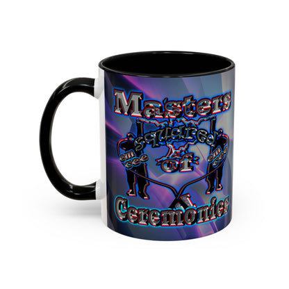 em cee squared - Accent Mug (grey-pink wave)