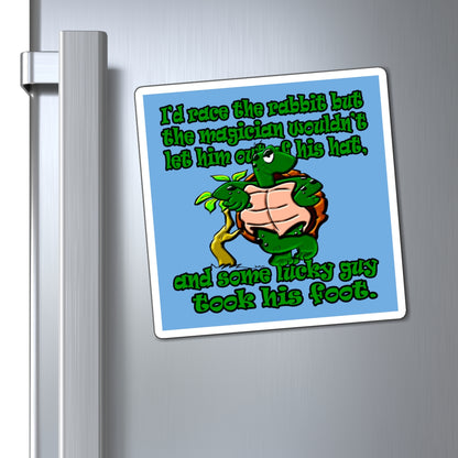 turtle race - Magnets - (light blue)