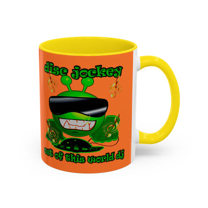 disc jockey - Accent Mug (crusta)