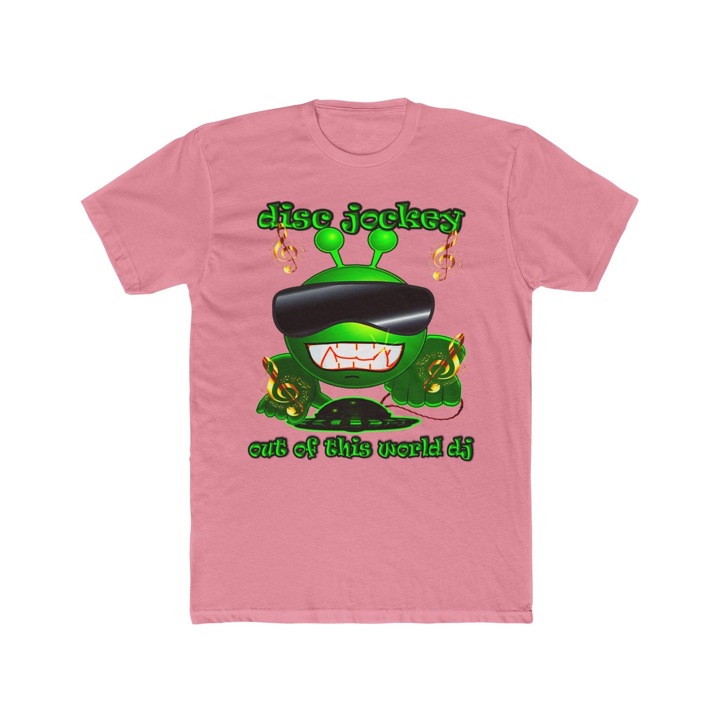 disc jockey - Men's Cotton Crew Tee