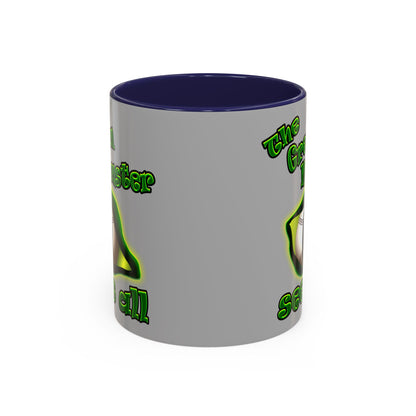 green monster - Accent Mug (light grey)
